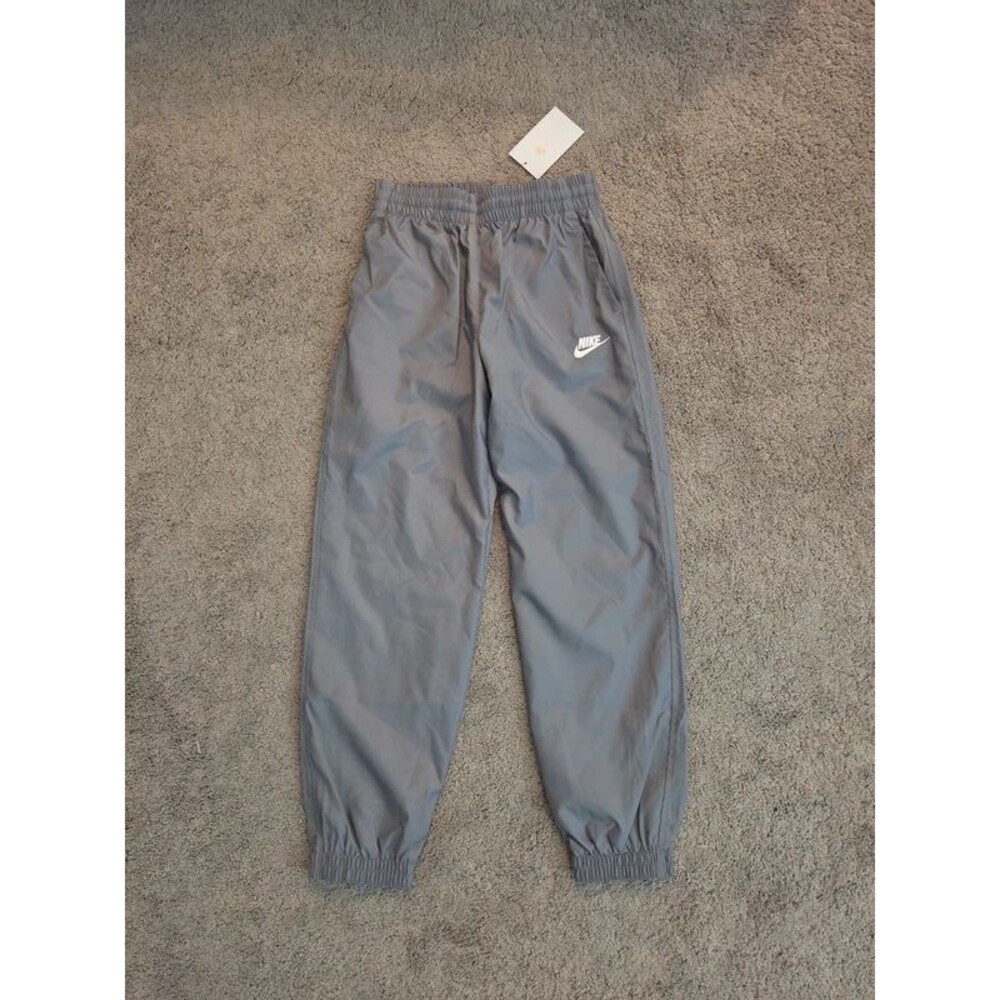 Nike Windbreaker Jogger Pants Standard Fit Gray Youth Medium